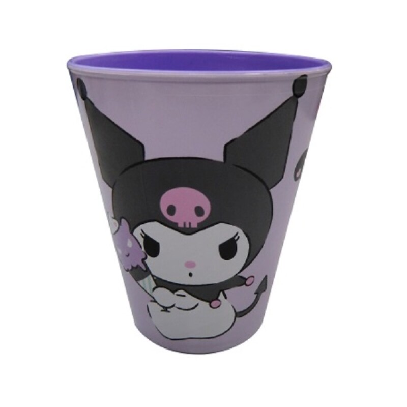 Taza Plástica Cónica Kuromi 360 ml BAZAR PLASTICO TAZA 360 ML CONICA KUROMI 17986 -