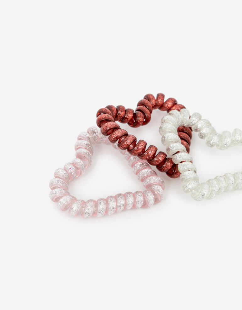Gomitas Elásticas Sets Cable Set De Mix Gomitas Cable - Combinacion Tricolor