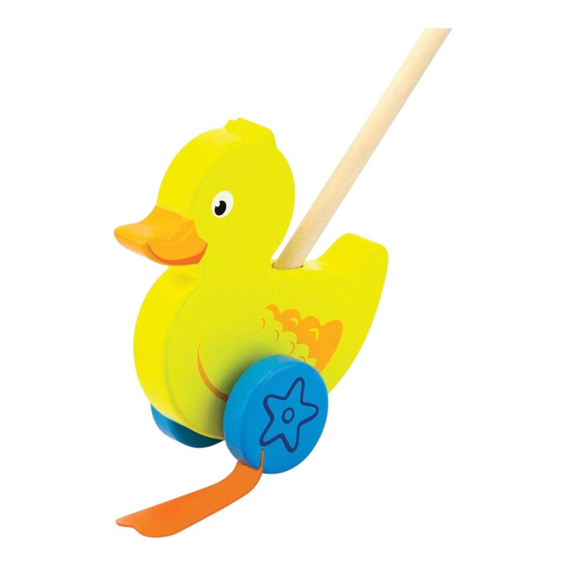 Paseador De Arrastre Pato Madera Paseador De Arrastre Pato Madera