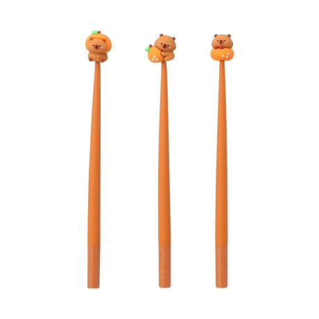 Lapicera flex capybara diseño 3
