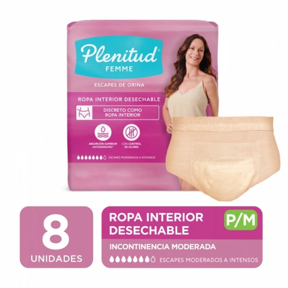 Pants bombachas descartables Plenitud Femme S/M Pants bombachas descartables Plenitud Femme S/M