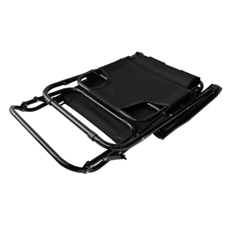 Silla playera Discovery plegable Negro