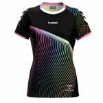 REMERA SUBLIMADA MUJER ANCONA NEGRO