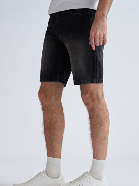 Bermuda jean Gris