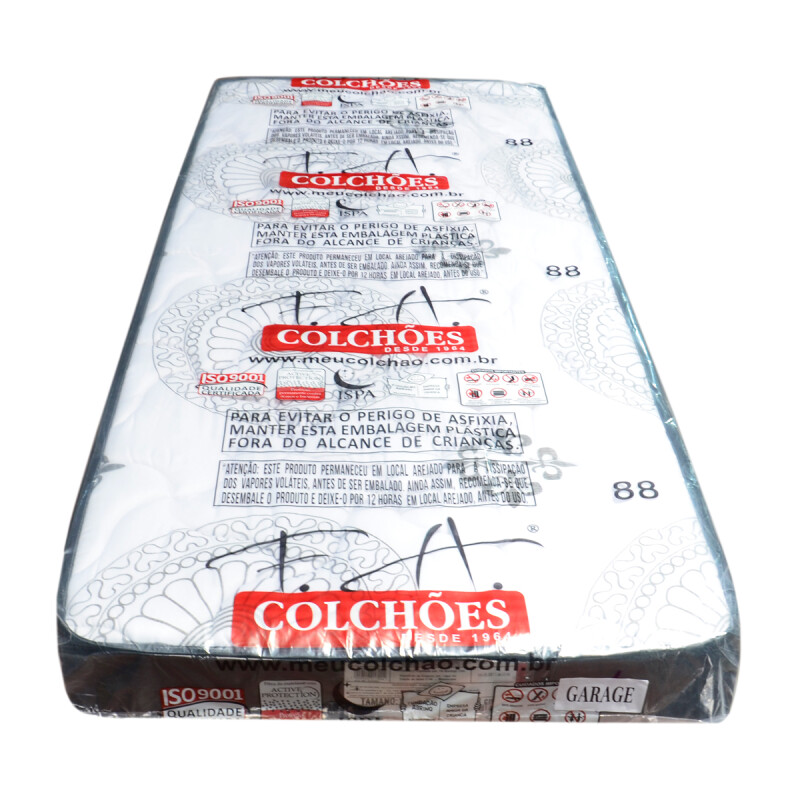 Colchón 1 plaza Orthofam 110 kg D28 17 cm GRIS