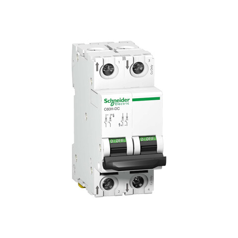 Llave térmica din C60H-DC 2P 6A 10kA 250Vdc MG2190