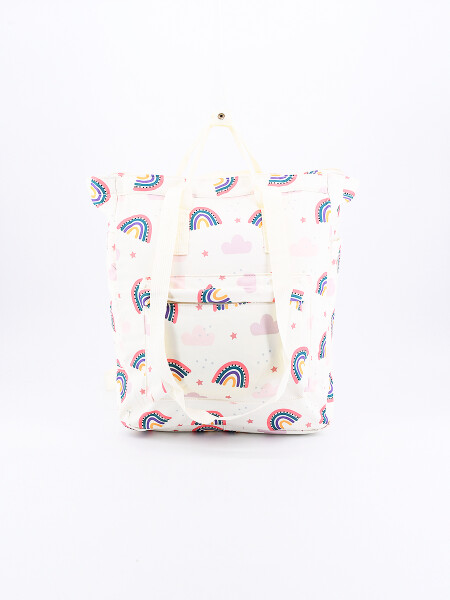 MOCHILA PRINCESA BLANCO