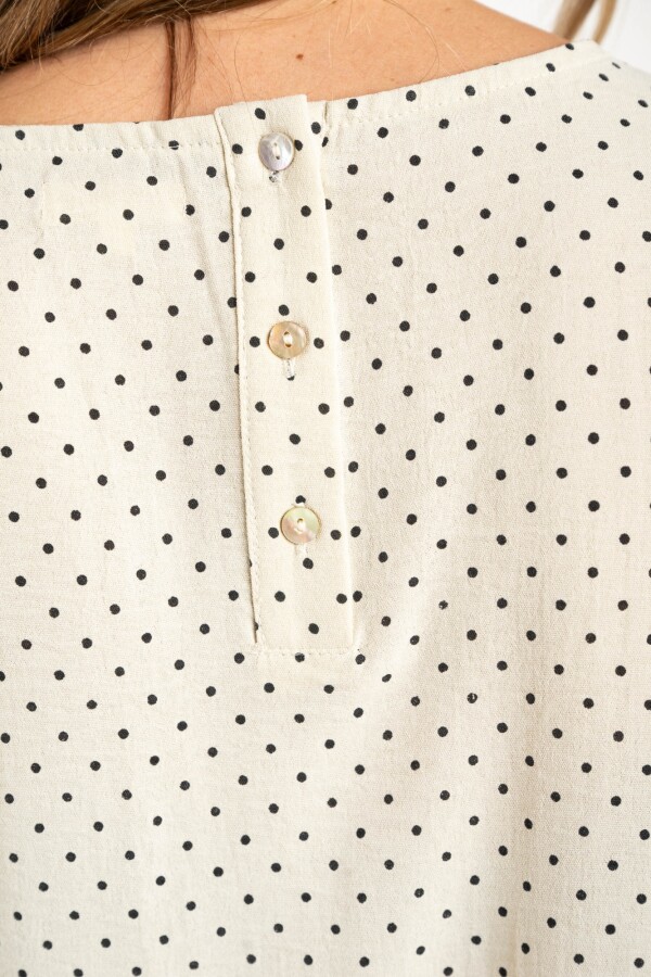 Blusa Estampada Crudo