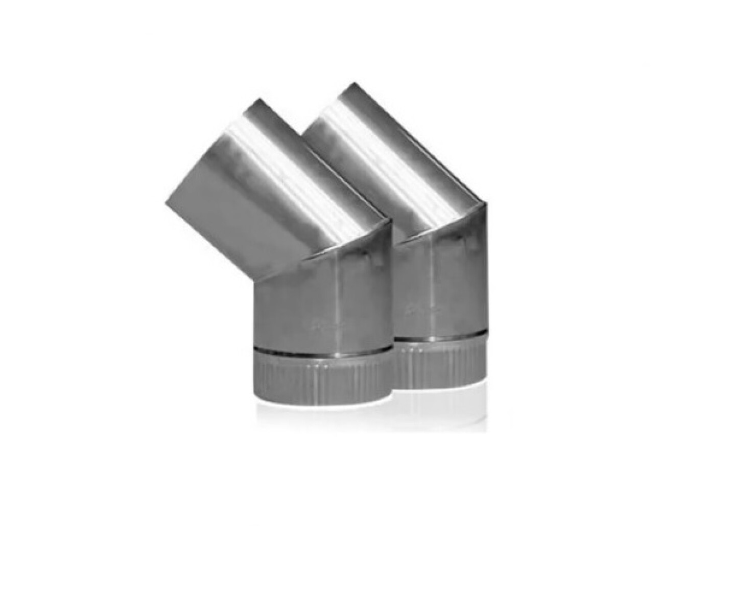 Codo Inoxidable 45° x 150mm (Par) 