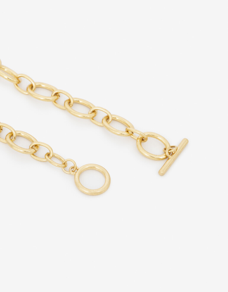 Collares Cortos Con Dijes Collar Corto Con Dijes - Dorado Oro Amarillo