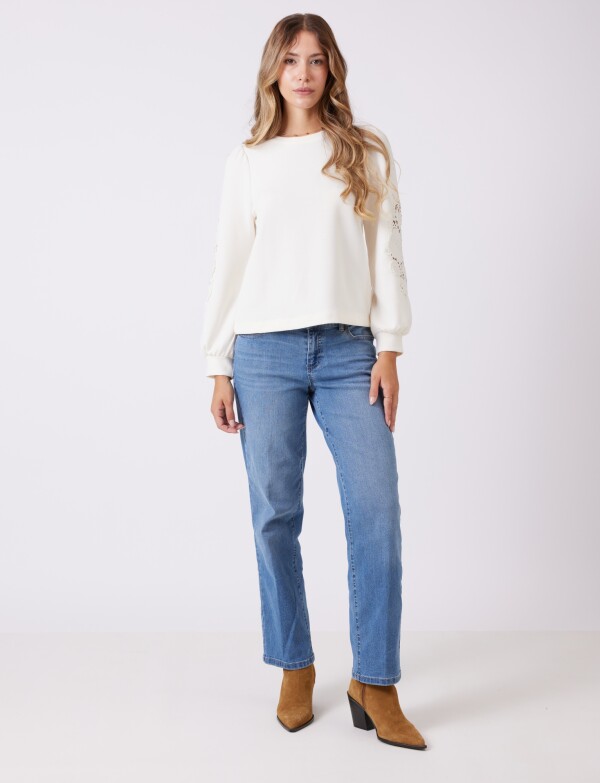 Buzo Aplique Crochet CRUDO