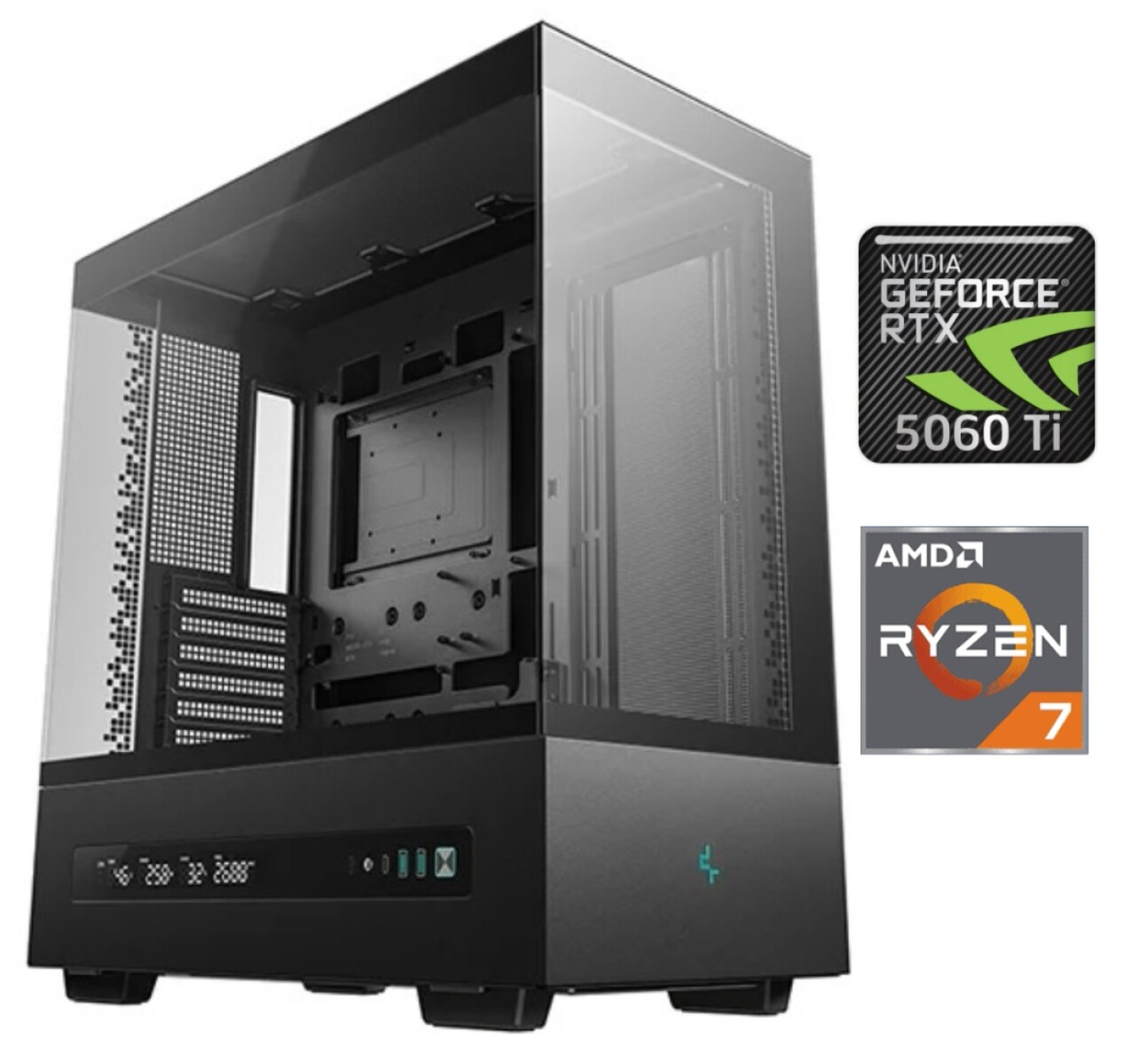 Equipo Gamer Ryzen 7 8700F, 32GB, 1TB Nvme, Rtx 5060TI 8GB 
