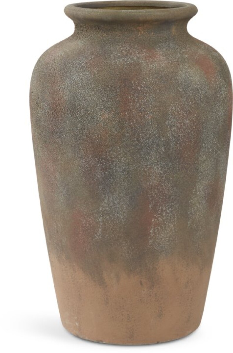 Jarrón TOMMY Ø26xA44cm gris/marrón 