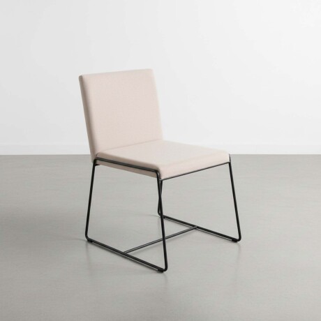 SILLA DE ESCRITORIO MADERA-Y-METAL NATURAL-BEIGE JERSEY