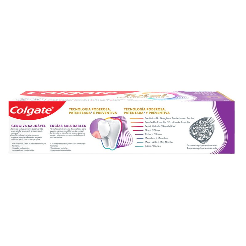 Pasta de Dientes Colgate Total 12 Encías Reforzadas 90 g Pasta de Dientes Colgate Total 12 Encías Reforzadas 90 g