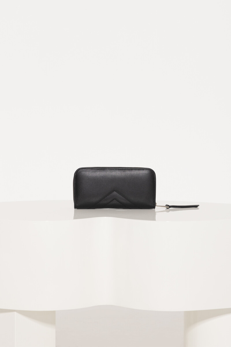 MAXI BILLETERA LIPSTICK Negro