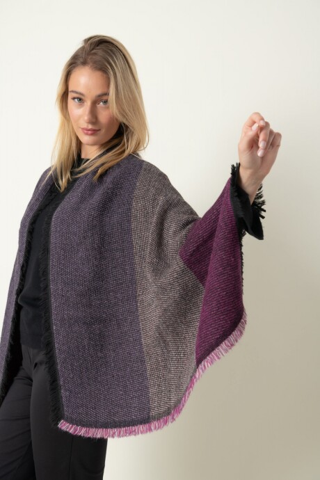PASHMINA CUARZO AHUMADO Borgoña
