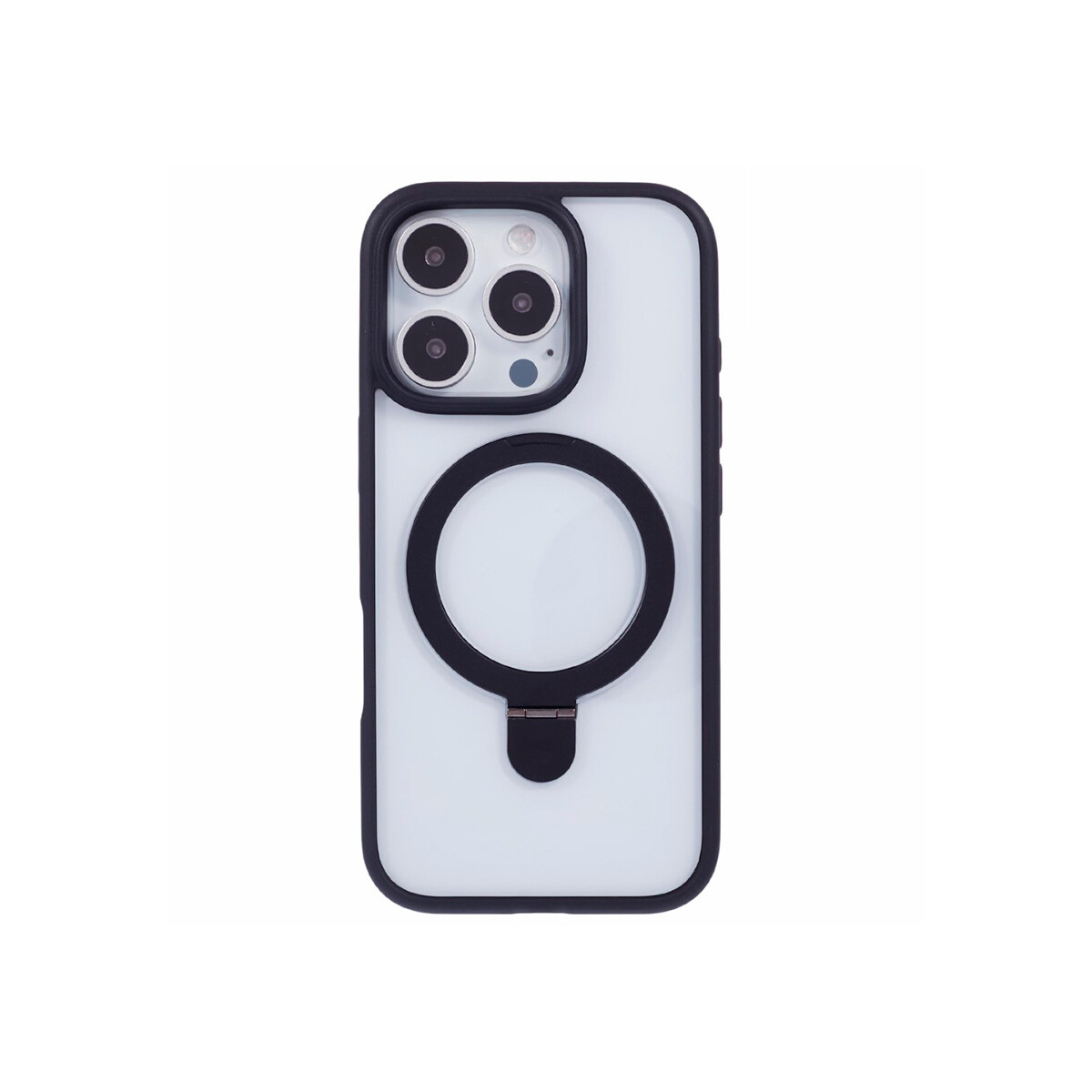 Protector para iPhone 16 Pro Max soporte color negro 