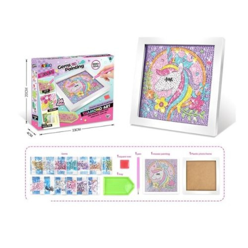 DIAMOND PAINTING CUADRO UNICORNIO Diamond Painting Cuadro Unicornio