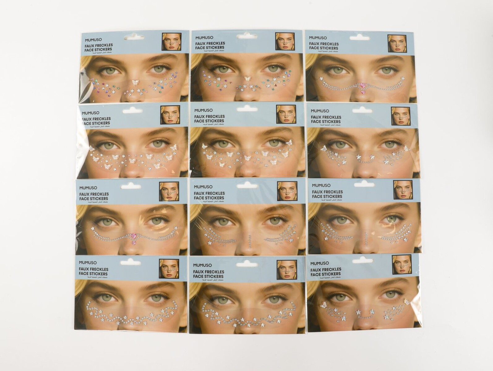 PEGATINAS FACIALES DE PECAS FALSAS 