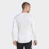 Remera Adidas Manga Larga Techfit Blanco