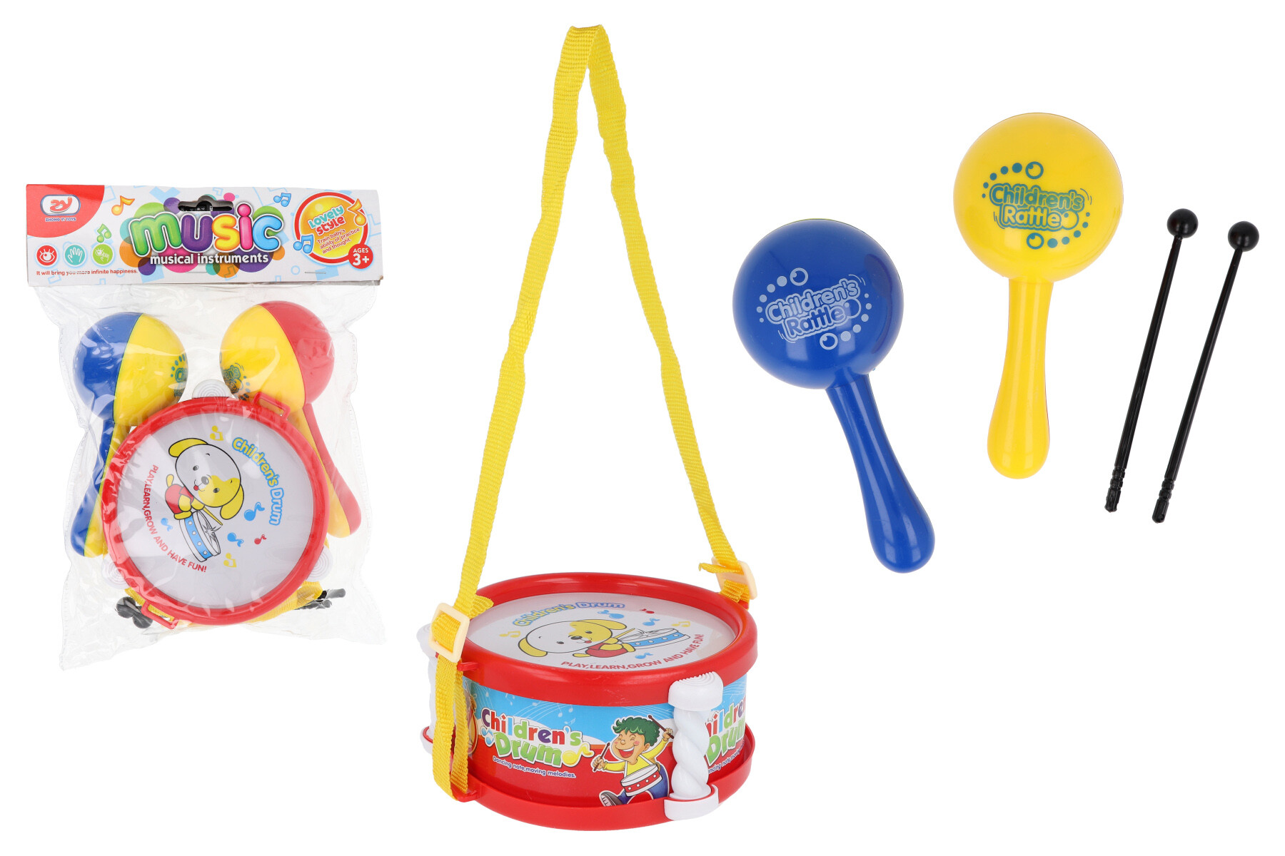 Set de instrumentos musicales infantiles 
