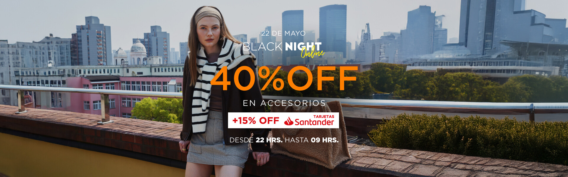 Accesorios landing black