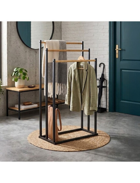 DESPOJADOR DE BAMBOO 45x21x86CM NEGRO DESPOJADOR DE BAMBOO 45x21x86CM NEGRO