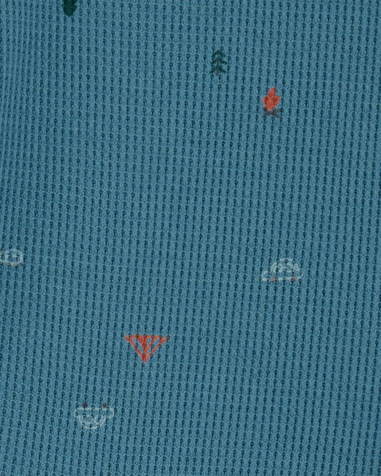 Set dos piezas de algodón térmico, pantalón y body, diseño camping Set dos piezas de algodón térmico, pantalón y body, diseño camping