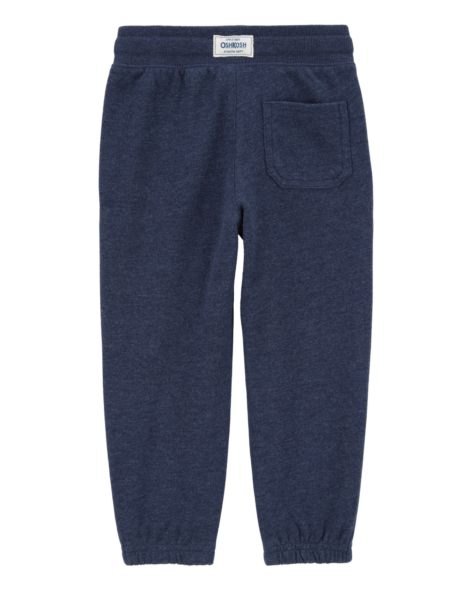 Pantalón deportivo de algodón, con logo, azul marino Pantalón deportivo de algodón, con logo, azul marino