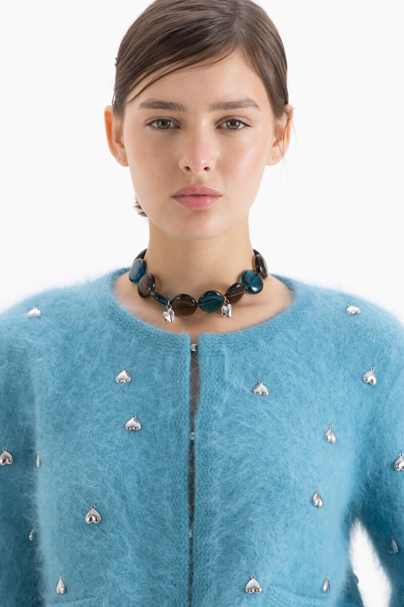 CARDIGAN JEWEL Celeste