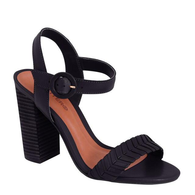 Sandalias de Mujer Bottero Taco Alto Negro