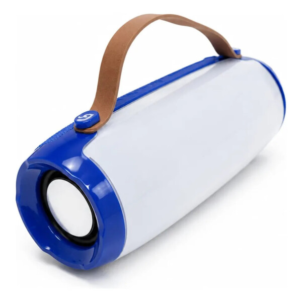 Parlante Ak205 Con Luces Y Bluetooth AZUL