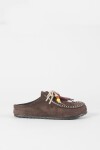 Mocasines con mostacillas marrón