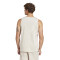 Musculosa de Hombre Adidas Essentials Logo Beige - Blanco