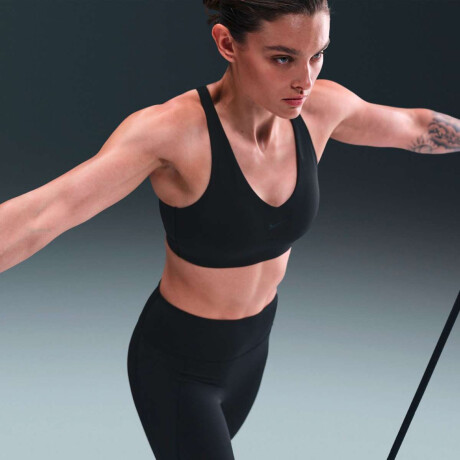 Top Nike Dri-Fit Uneversa De Mujer Negro