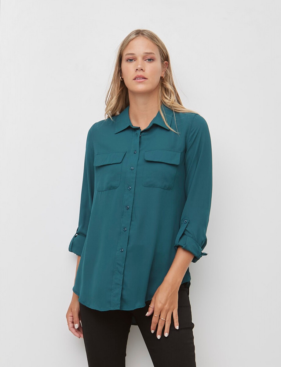 Camisa Gasa - Verde 