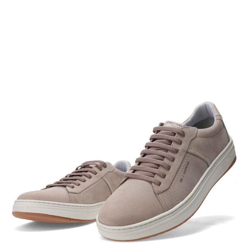 Zapatos de Hombre Freeway Casual Taupe (Nobuk)