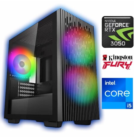 Equipo Gamer Core I5 12400F, 16GB, Ssd 480 Gb, Rtx 3050 6GB 001