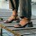 SANDALIAS CUERO ARAPY PLATEADO