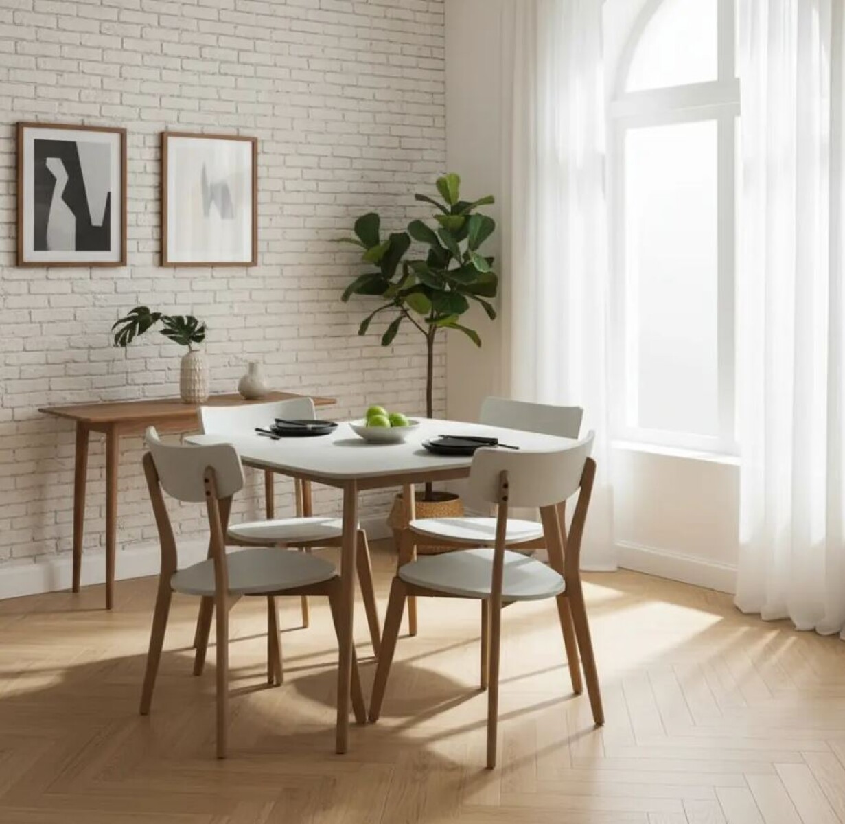 Juego De Comedor 4 Sillas Julieta 