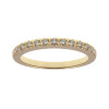 Anillo medio sin fin de oro amarillo 18k con brillantes N8812 Anillo medio sin fin de oro amarillo 18k con brillantes N8812