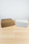 Caja 30x30x12 cm REVERSIBLE BLANCO MADERA