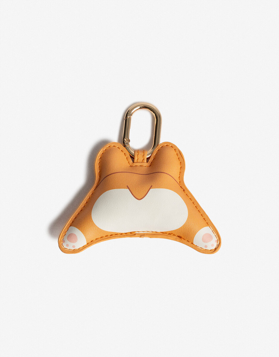 Llavero Y Bag Charm Perro De Espalda 