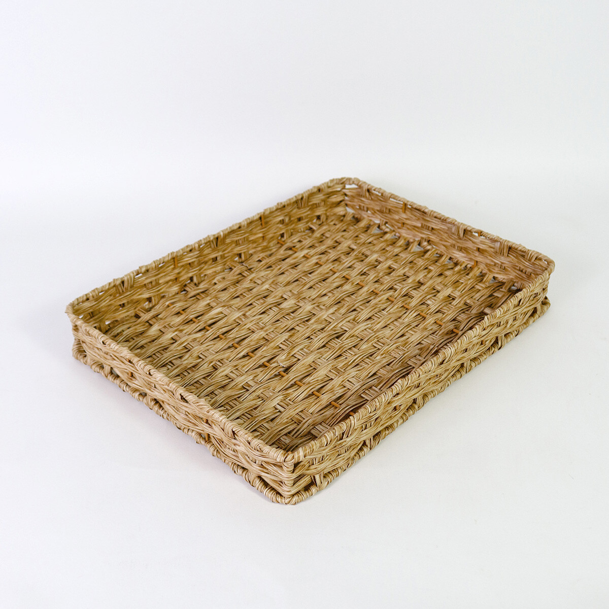 CESTA RECT SIMIL RATAN BEIGE GDE 