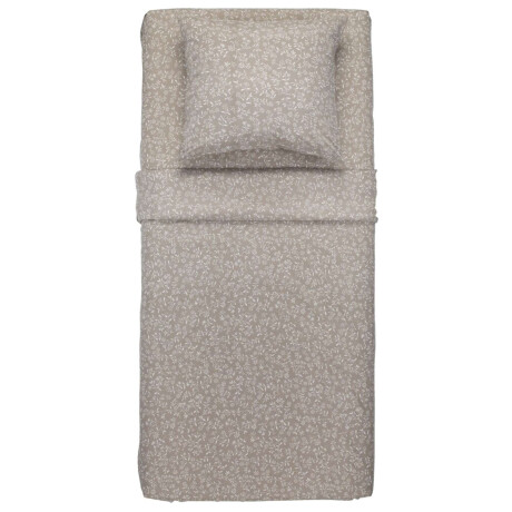 Juego De Sabanas Microfibra Bella 160X240 Gris