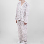 Camisa Mangas Larga y Pantalón Dama Flores Colección 2025 M