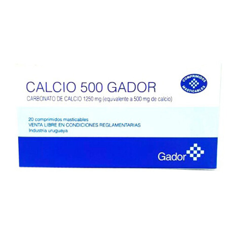 Calcio 500 Gador x 20 COM Calcio 500 Gador x 20 COM
