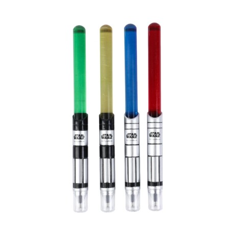 Lapicera Star Wars sable amarillo