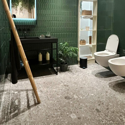 Porcelanato Gris Mate 90X180Cm Piso Pared GAMAS DE GRIS